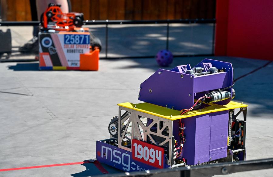 FIRST Tech Challenge robot of team 19094 on the field