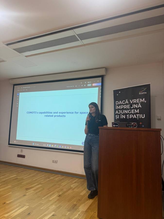 Speaker presenting at FAST Meetup București 2025