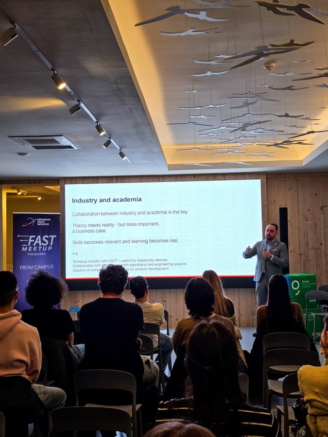 Talk on industry and academia at FAST Meetup Timișoara 2025